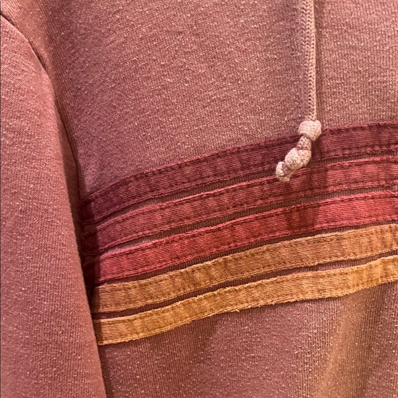 Aviator Nation Pink Zip-Up Hoodie with Stripes - Picture 2 of 5